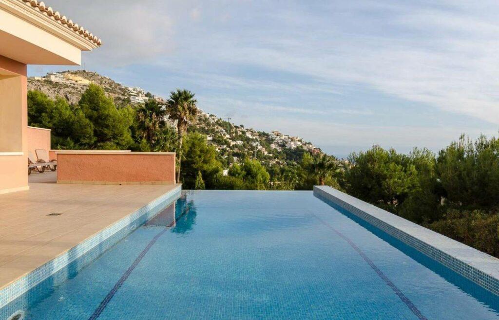 villa, garden, view, sea view, city view, terrace, pool